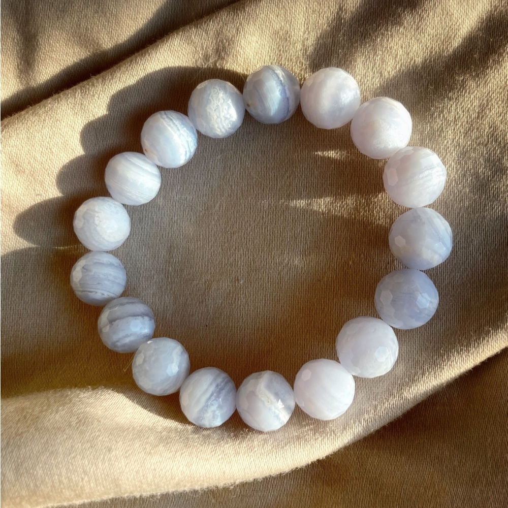 Blue Chalcedony Bracelet